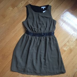 NWT Monteau Green Flare Dress